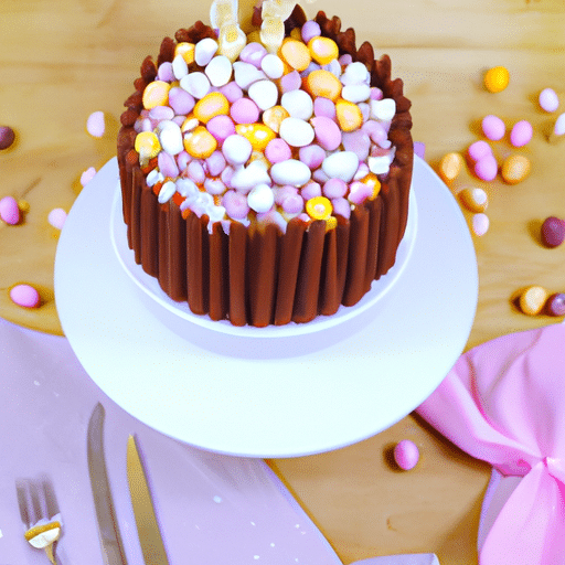 gateau_deco_paques Gâteau joyeusement coloré pour Pâques 🐰🌷