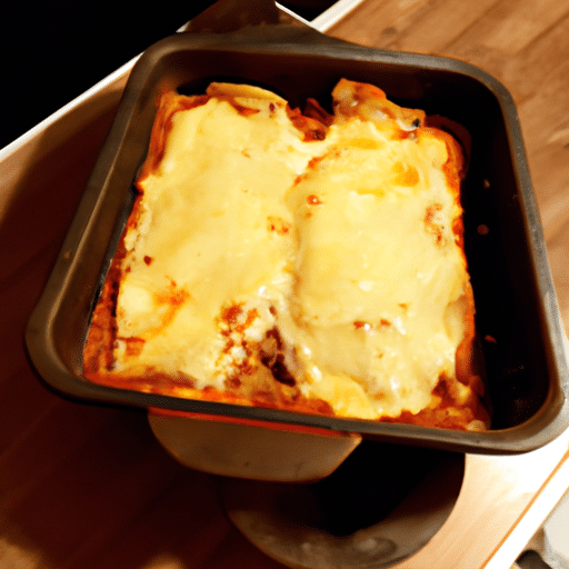 Délicieuses lasagnes en format cake.