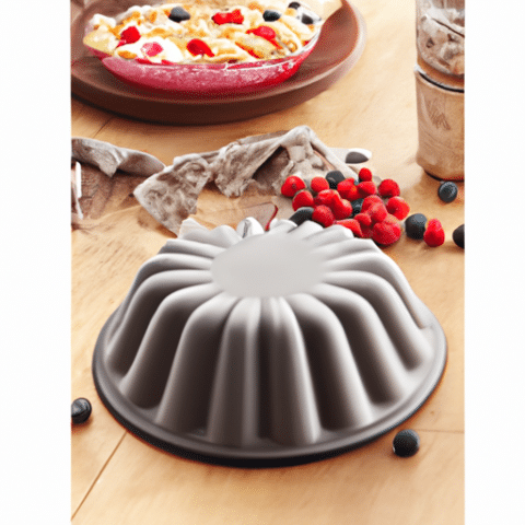 Moule à Charlotte Mini 6 Tasses - Antiadhésif - Pour Mini Desserts, Cheesecakes, Trifles - Livre De Recettes Inclus
