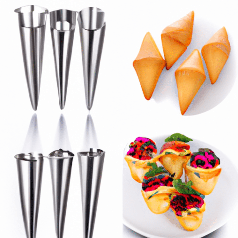 Moules à Cornets Lot De 20 - 14cm De Long - Pour Pâtisserie Et Glaces Maison