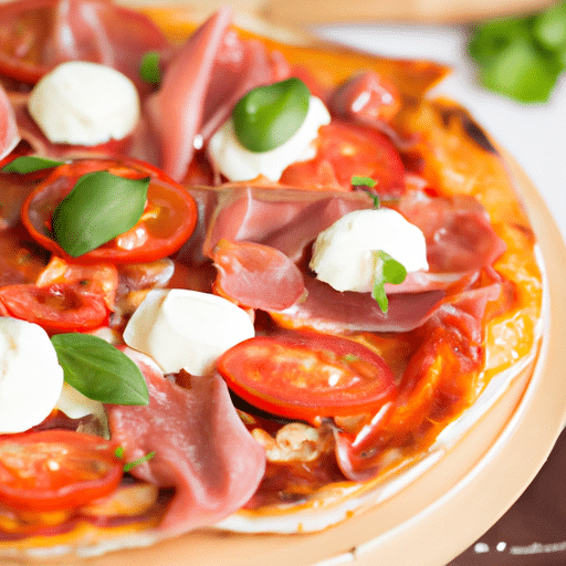 Dégustez l'art culinaire français: Pizza Jambon Cru