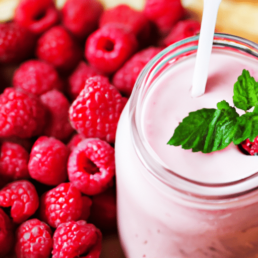 Smoothie framboise rafraîchissant et gourmand