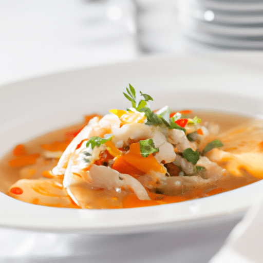 Délicieuse soupe de poissons: un régal savoureux!